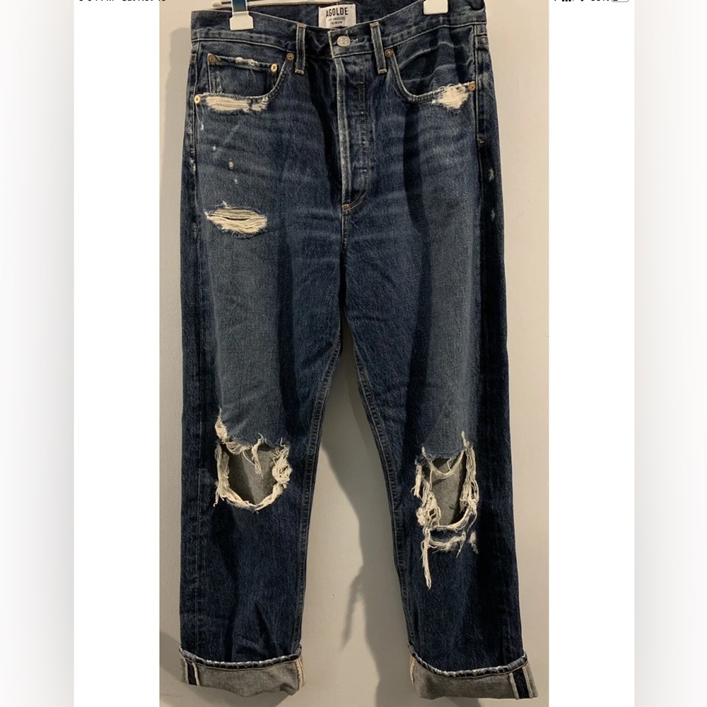 Agolde 90s Loose Fit Button Fly Jeans